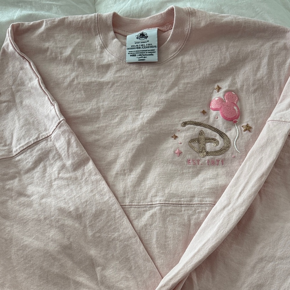 Pink Long Sleeve Spirit Jersey Disney